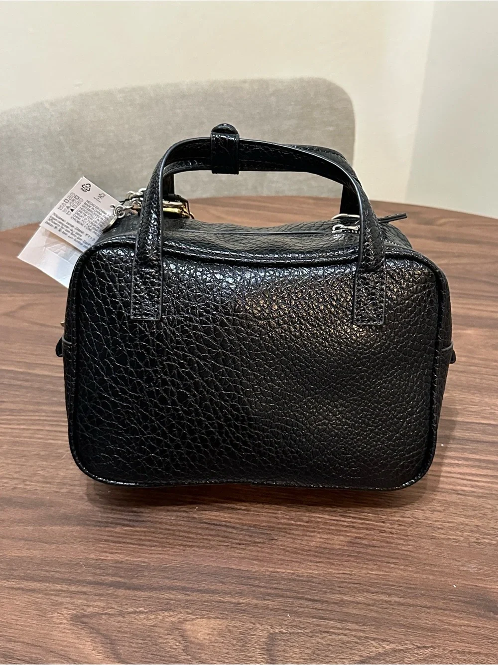 Zara satchel textured